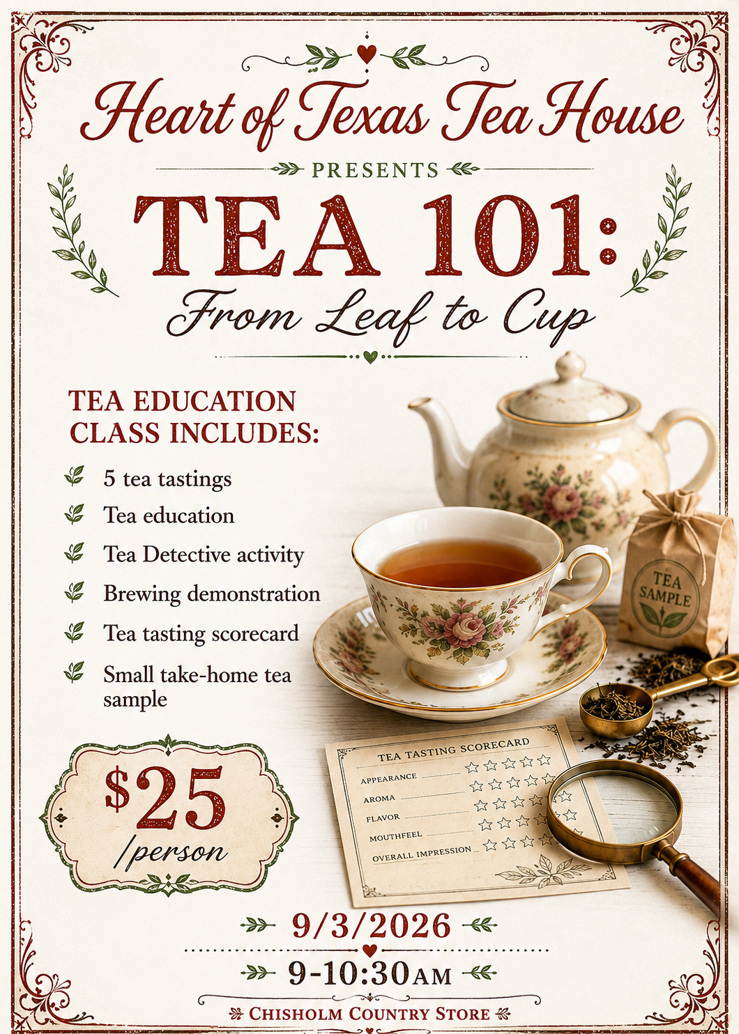 Tea 101: From Leaf to Cup