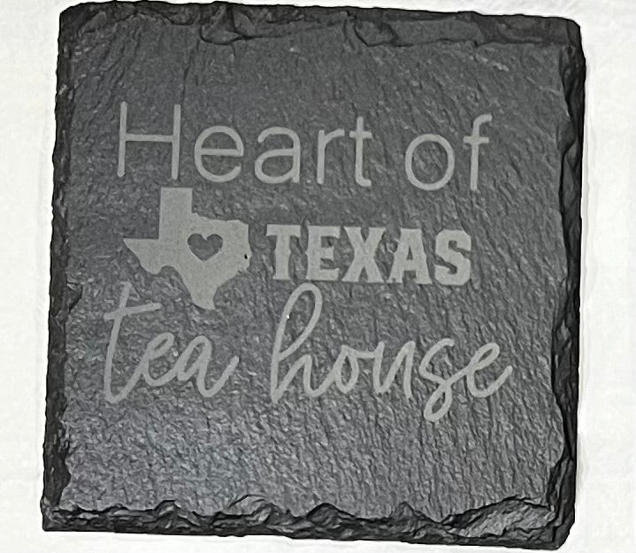 Slate Coasters - “But First Tea”