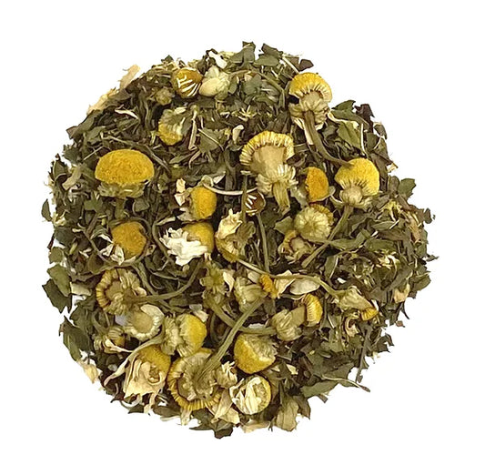 Evening calm herbal tea with chamomile picture